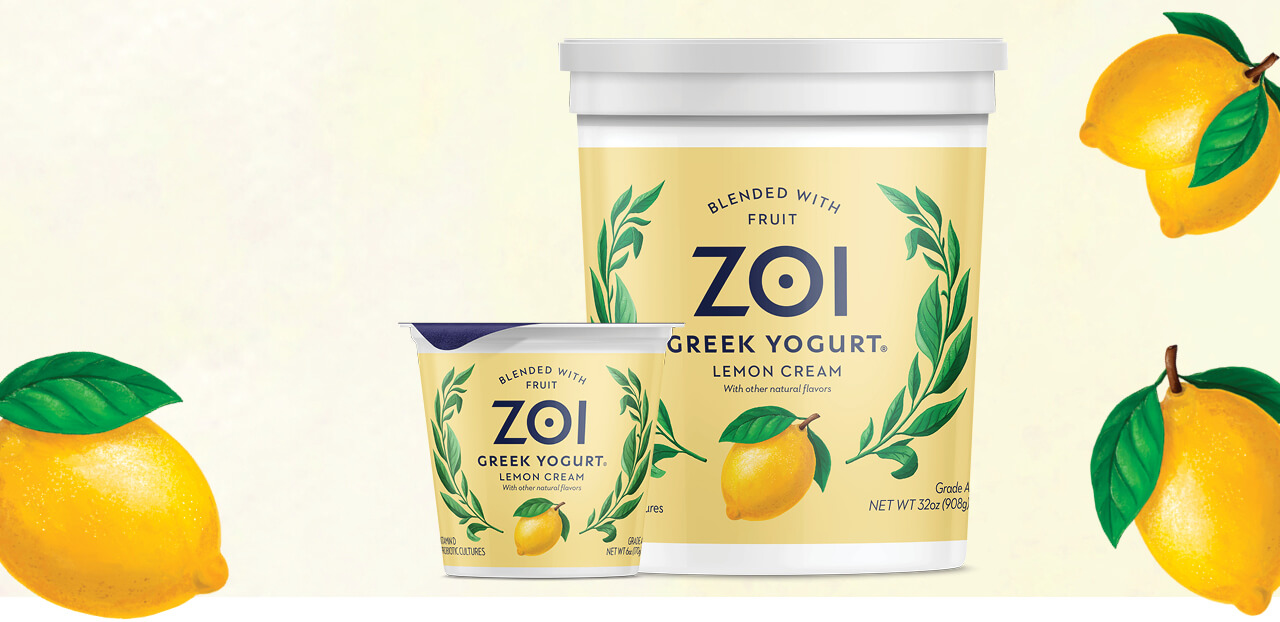 LEMON CREAM  ZOI Greek Yogurt